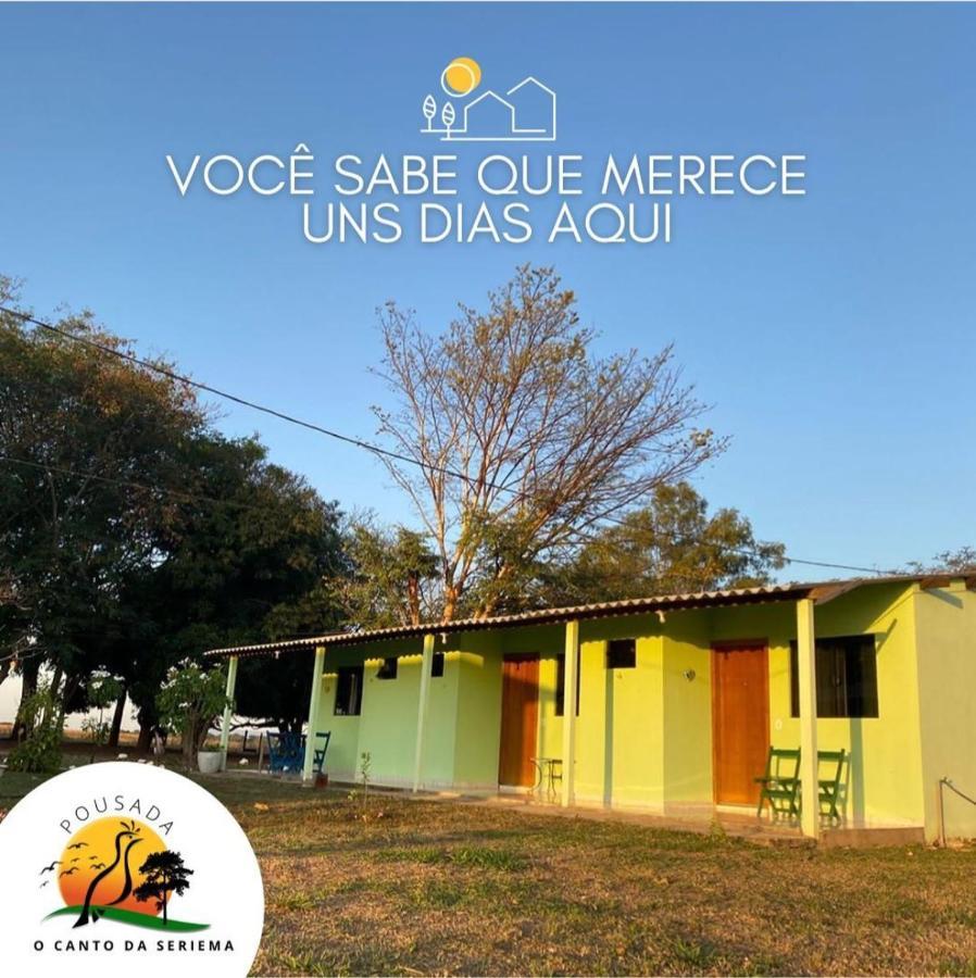 Pousada O Canto Da Seriema Nobres Exterior foto